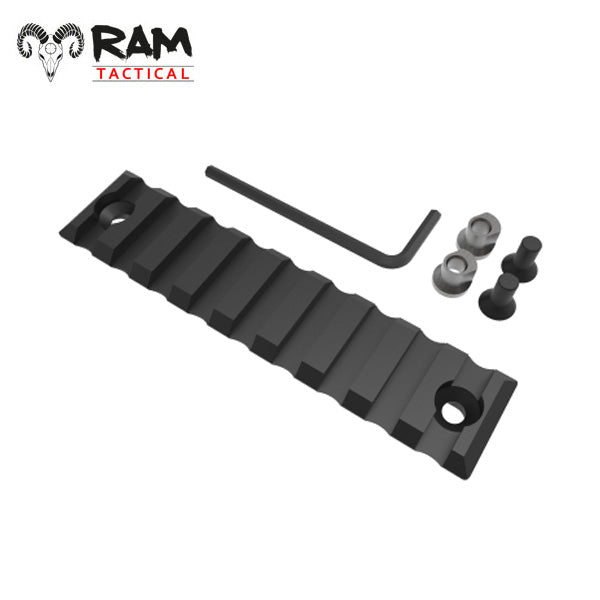 RAM Tactical KeyMod 9 Slots Picatinny Rail – zwart