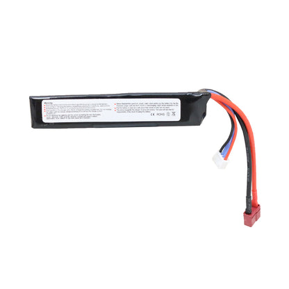 VB Power 11.1V LiPo accu 1100mAh 20C Tube Type T-Plug (Deans)