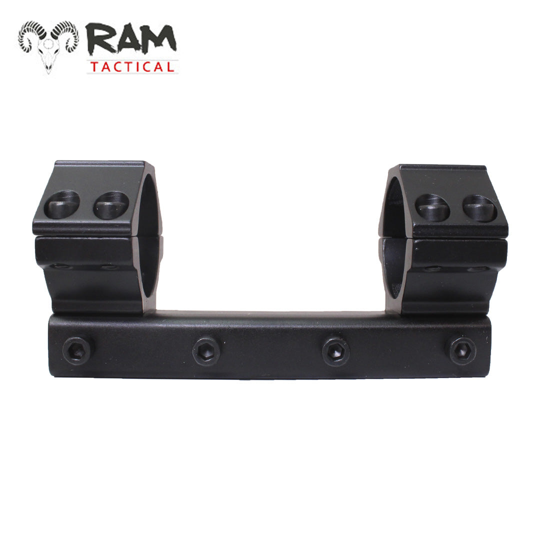 RAM Tactical Scope Low Mount Rail 30mm Black Weaver