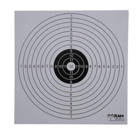 RAM Tactical Schietdoel 17x17cm 50 st. – wit