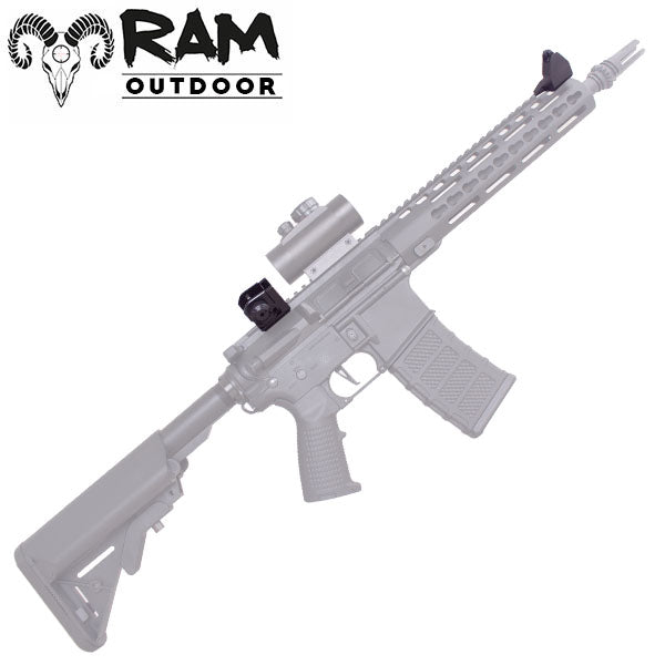 RAM Tactical Airsoft 45° Offset Flip Up Sights – zwart