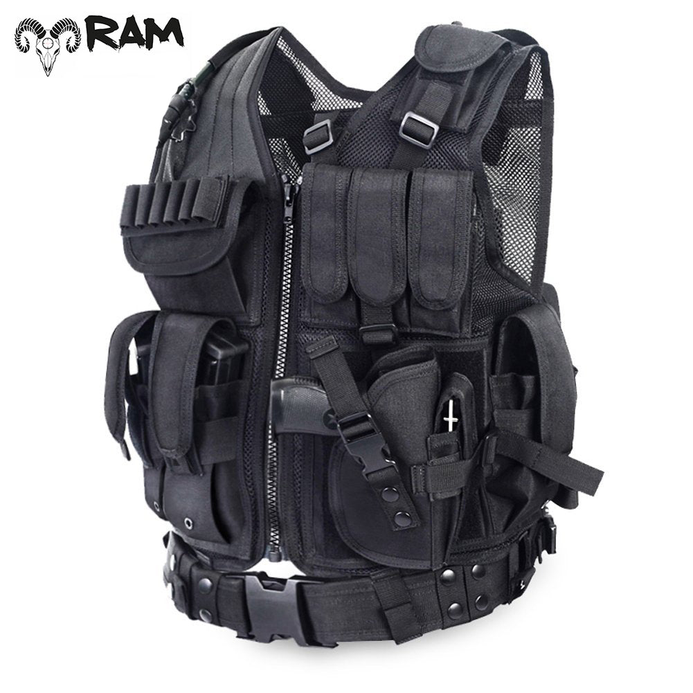 RAM Tactical Tactisch airsoftvest – zwart