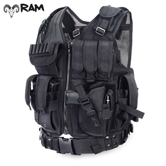 RAM Tactical Tactisch airsoftvest – zwart