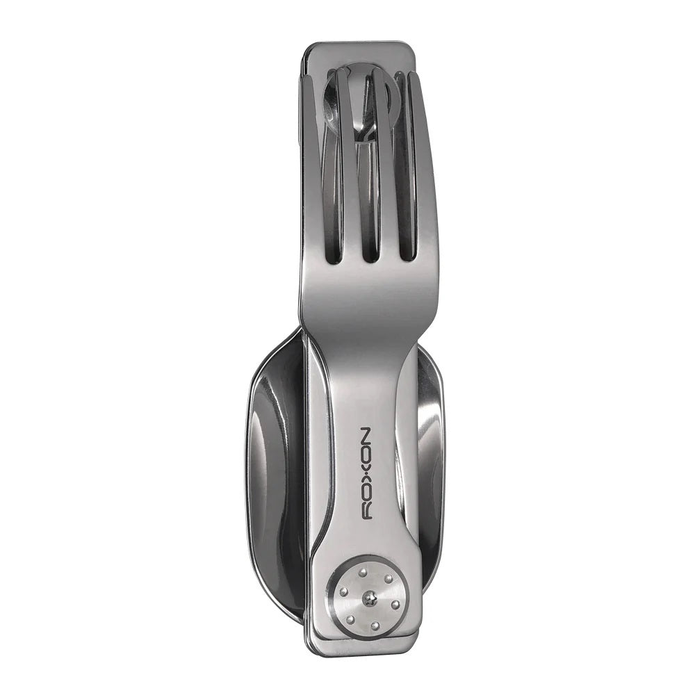 Roxon C2 Campingbestek – opvouwbare vork en lepel
