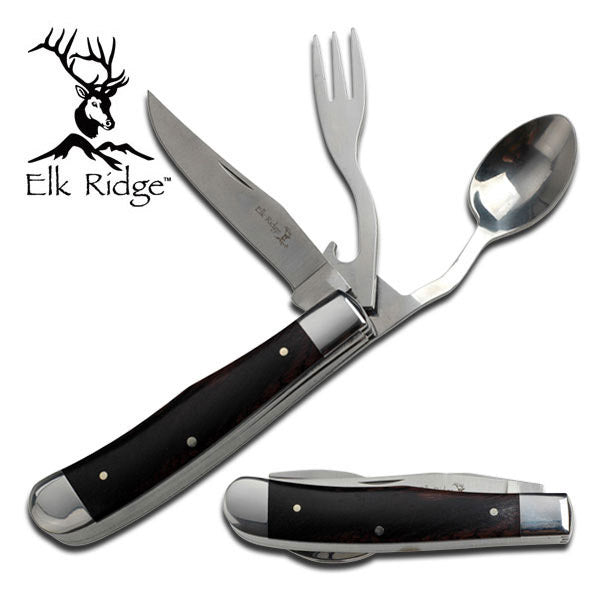 Elk Ridge X Survival Bestek 3-in-1 – zwart