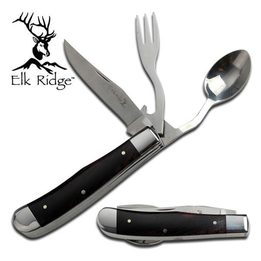 Elk Ridge X Survival Bestek 3-in-1 – zwart