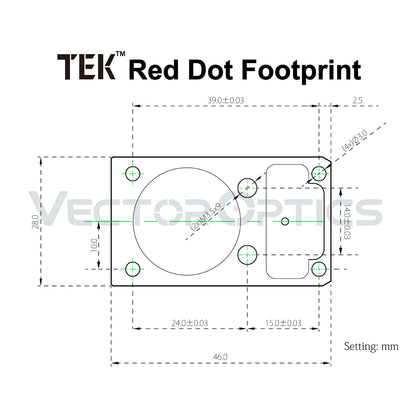 Vector Optics Frenzy-X Red Dot Vizier 1x20 – zwart