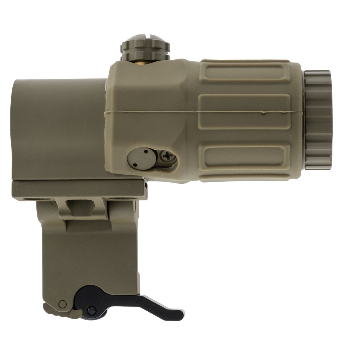 Aim-O G33 3x Magnifier Flip-Up – tan