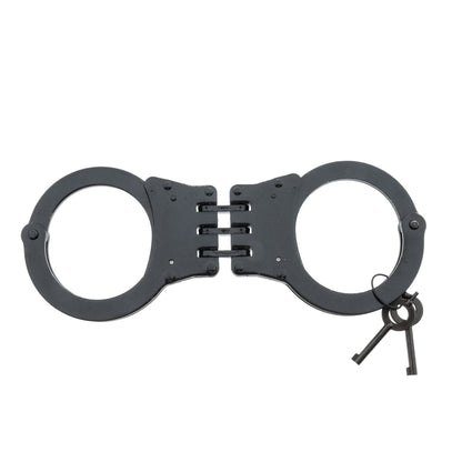 Handboeien Double Lock – zwart nikkel