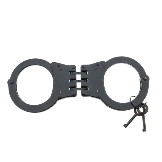 Handboeien Double Lock – zwart nikkel