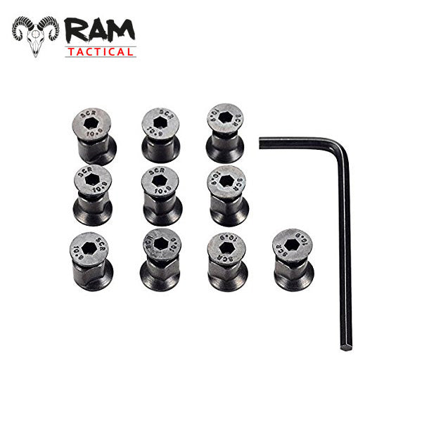 RAM Tactical KeyMod Screws 10 st. – zwart
