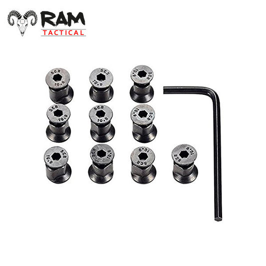 RAM Tactical KeyMod Screws 10 st. – zwart