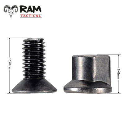 RAM Tactical KeyMod Screws 10 st. – zwart