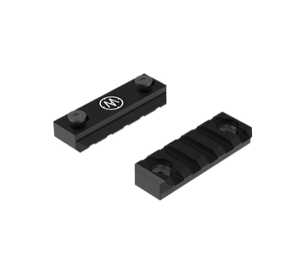 AirMaks Keymod to Picatinny Rail Adapter 5 Slot – zwart