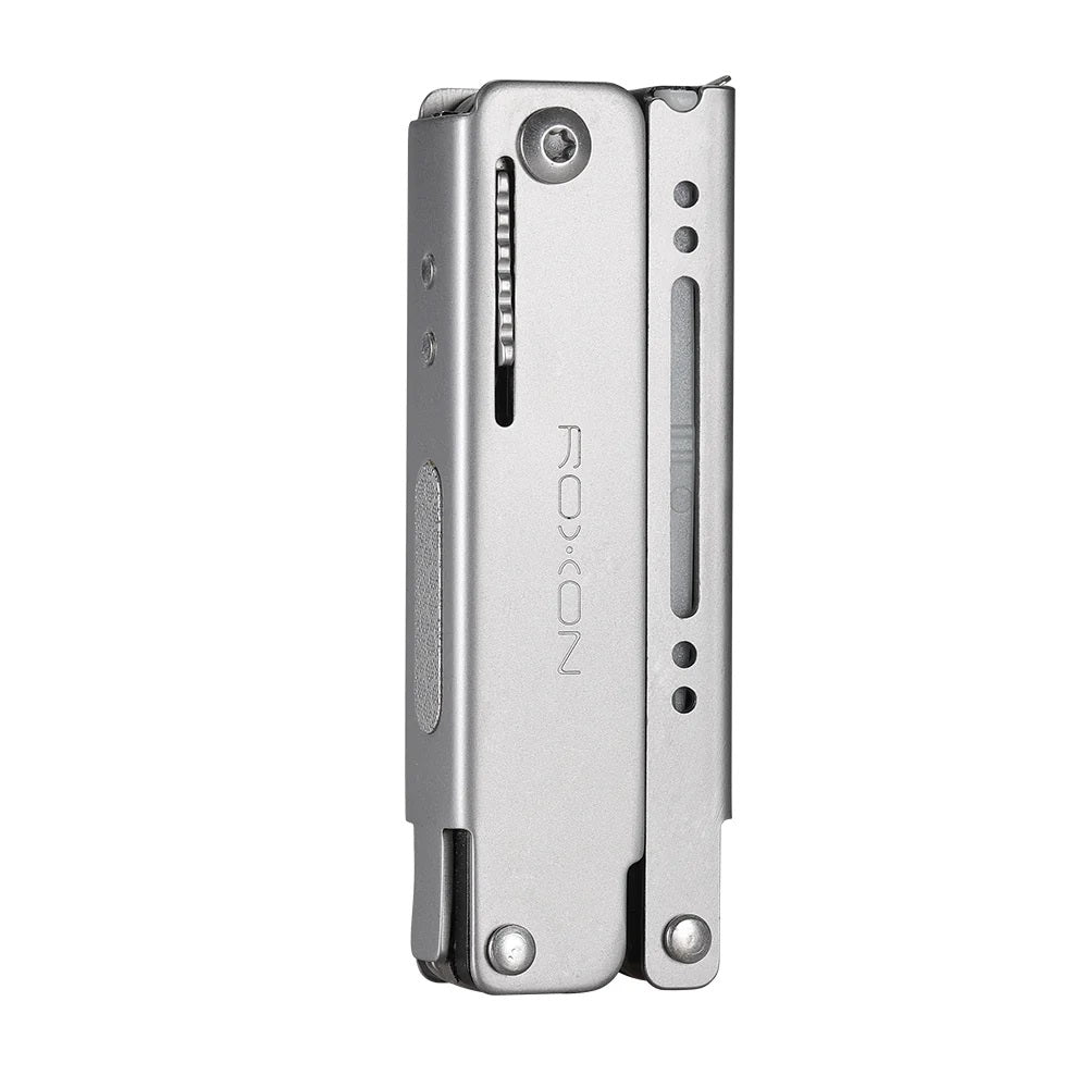 Roxon M3 Mini Multitool met bitset – zilver