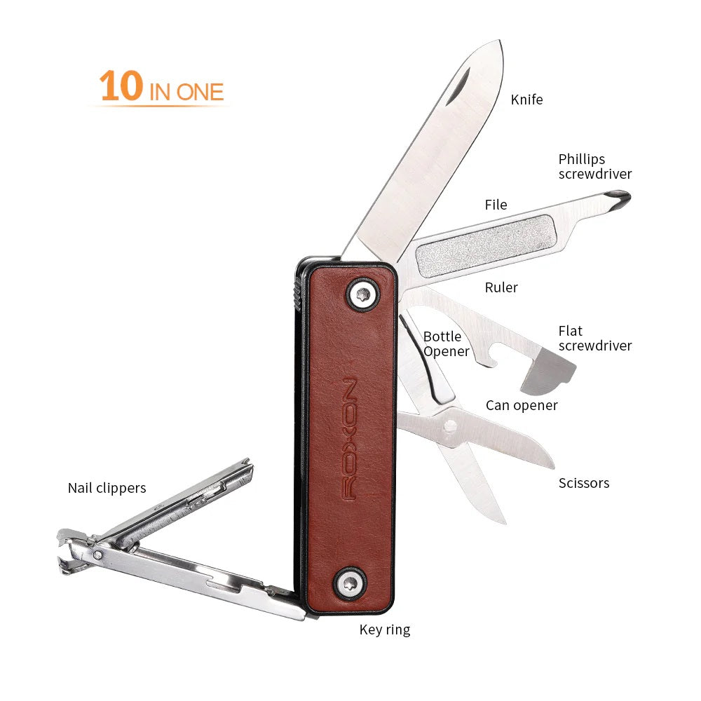 Roxon M4 Mini Multitool – rood