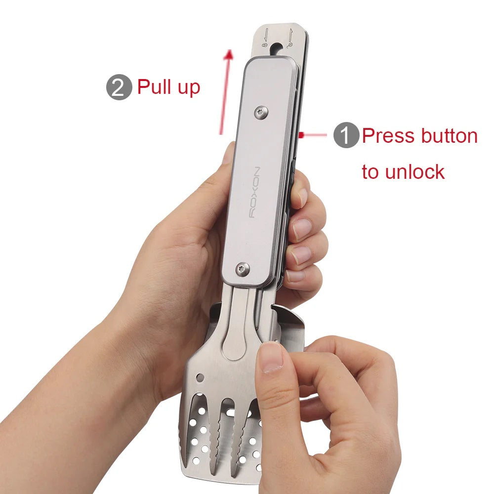 Roxon Mini BBQ Multitool S602 – vork, spatel en tang