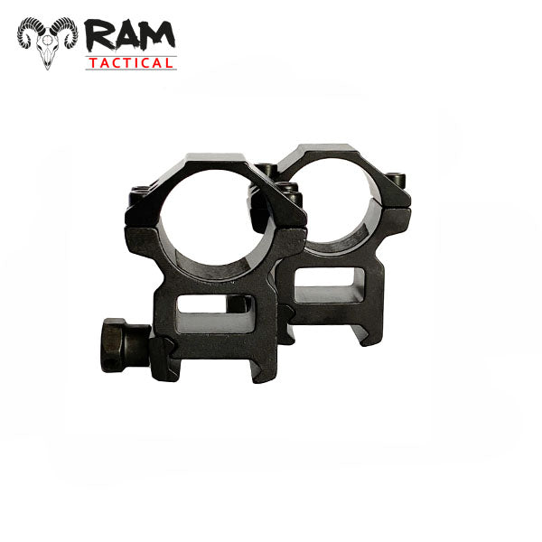 RAM Tactical Mount High Picatinny 1 inch – zwart
