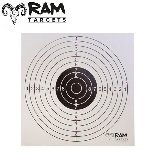 RAM Tactical Schietdoel 14x14 100 st. – wit