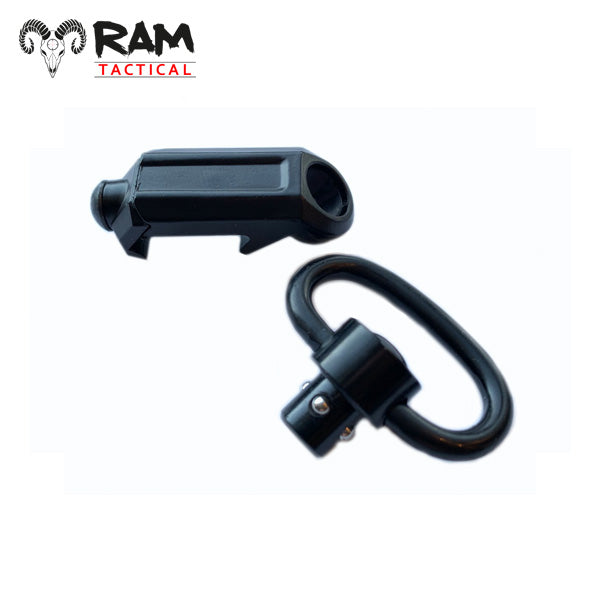 RAM Tactical Sling Mount 45 Degrees QD – zwart