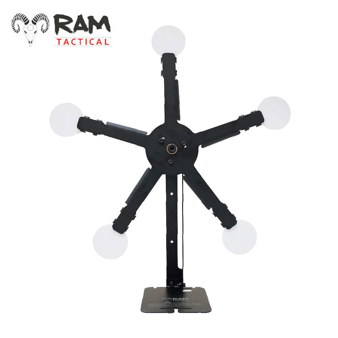 RAM Tactical Draaischijf schietdoel 5 Dots – wit