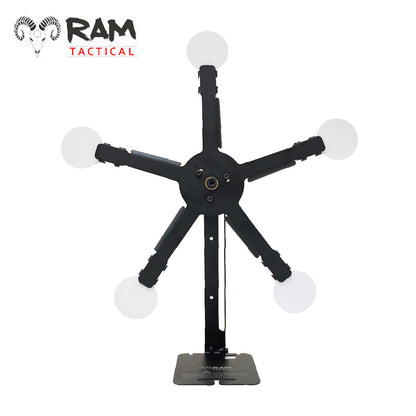 RAM Tactical Draaischijf schietdoel 5 Dots – wit