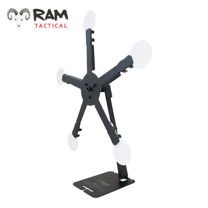 RAM Tactical Draaischijf schietdoel 5 Dots – wit