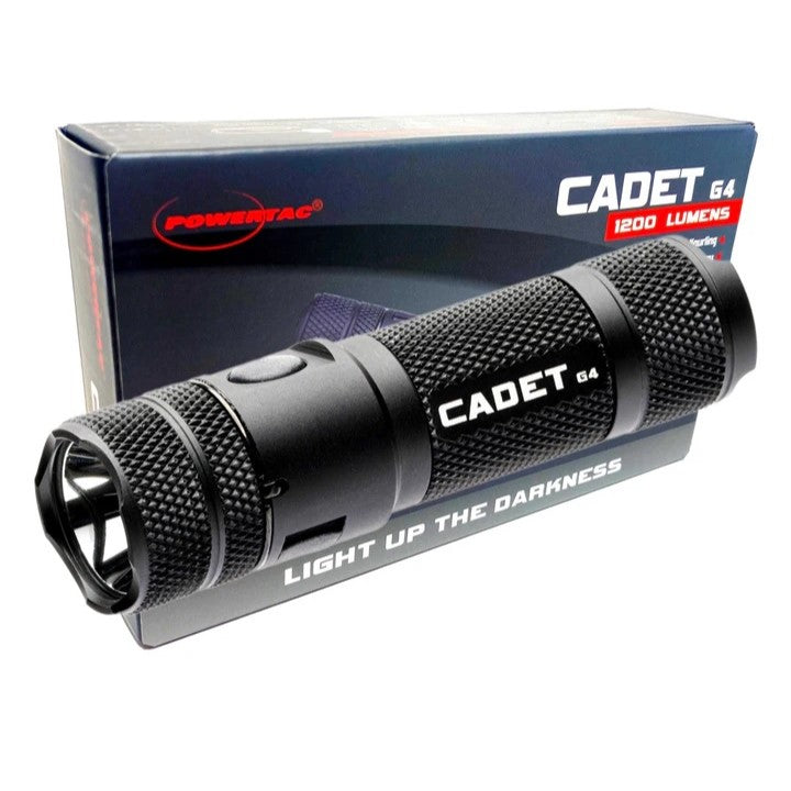 Powertac Cadet Gen4 EDC Zaklamp 1200 lumen – zwart