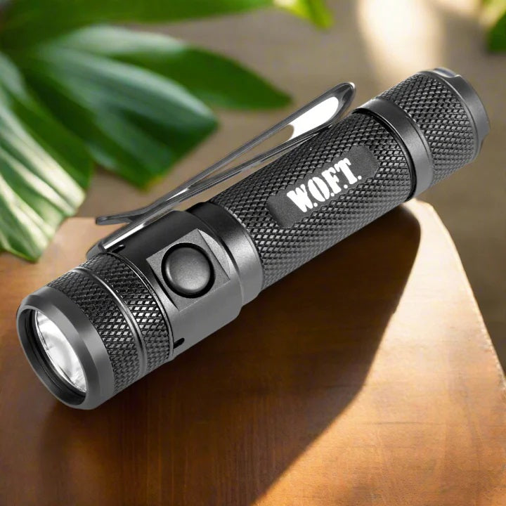 Powertac WOFT EDC Zaklamp 1200 lumen – zwart