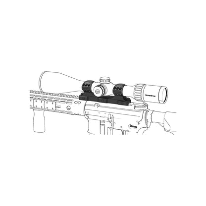 Vector Optics X-Accu 1-Piece Picatinny Rings 30mm Medium – zwart