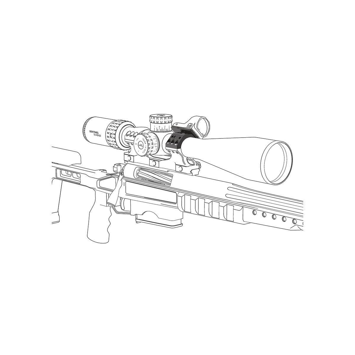 Vector Optics X-Accu Mount Assembly Kit 30mm – zwart